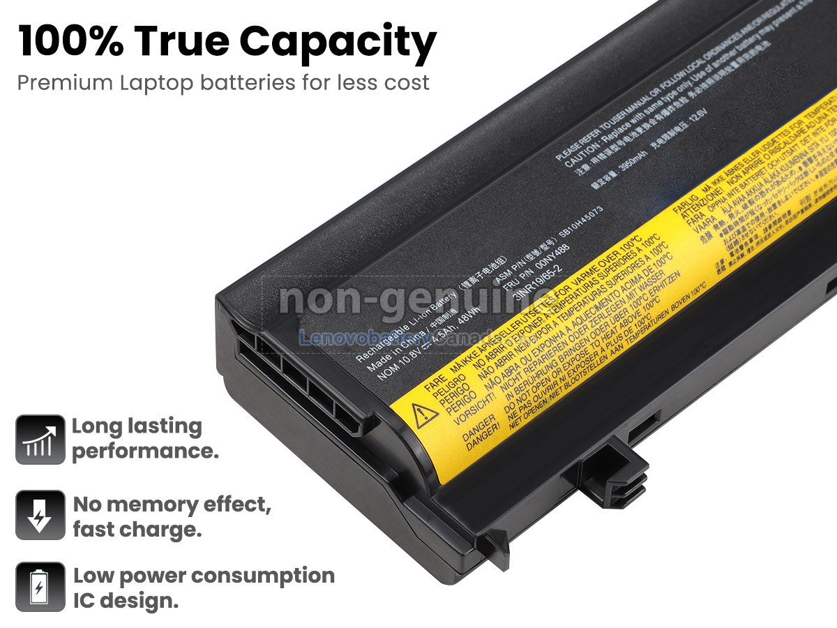Replacement battery for Lenovo ThinkPad L570-20J9