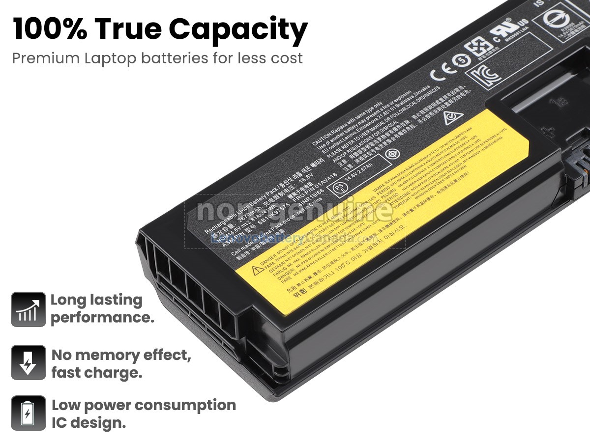 Replacement battery for Lenovo SB10K97575