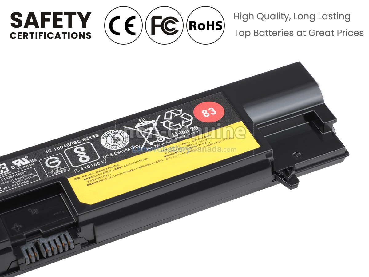 Replacement battery for Lenovo SB10K97571