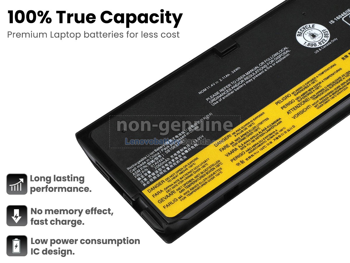 Replacement battery for Lenovo ThinkPad T570 20H9001G
