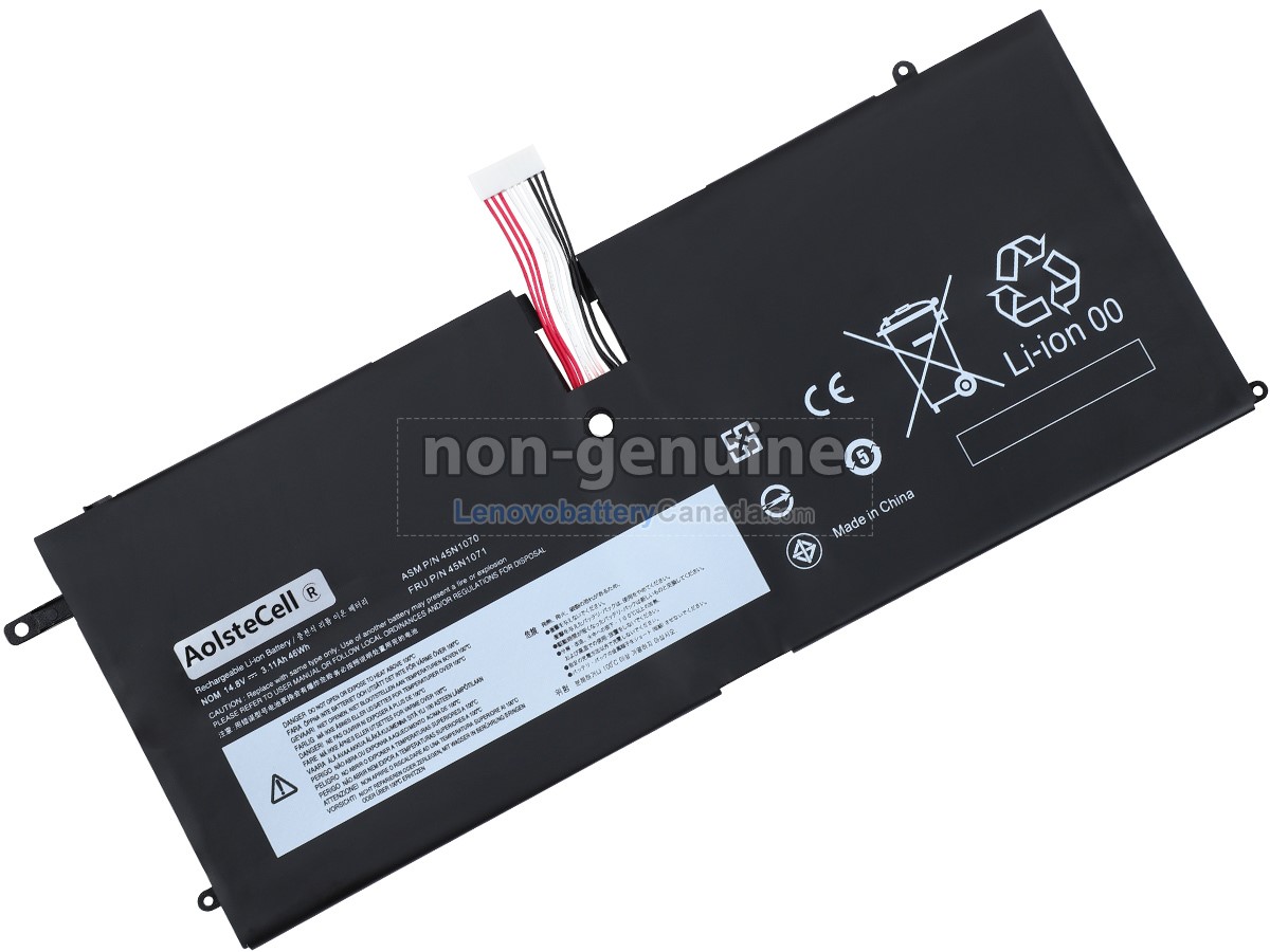 Replacement battery for Lenovo 45N1070