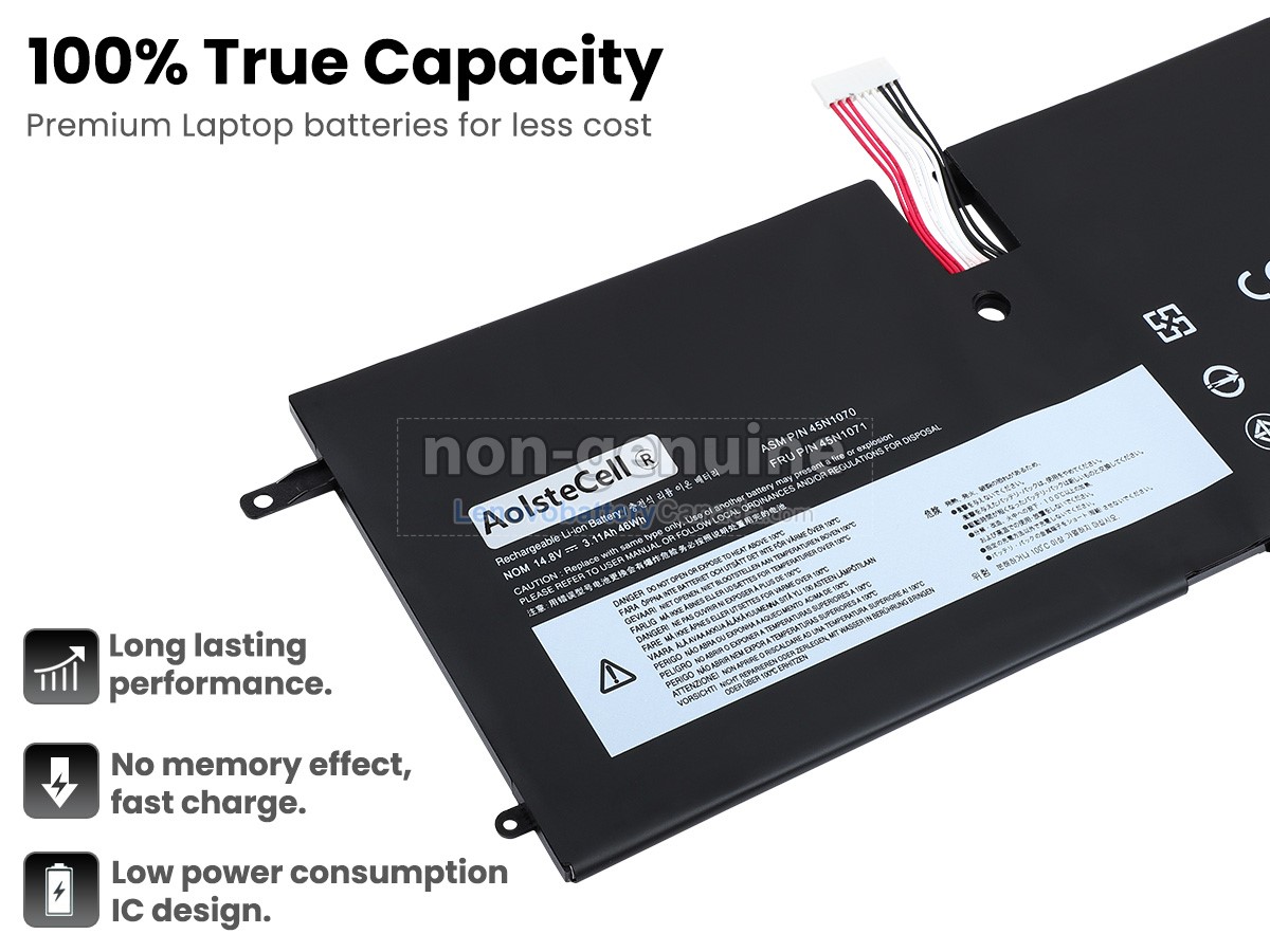 Replacement battery for Lenovo ThinkPad X1 CARBON 34443MC
