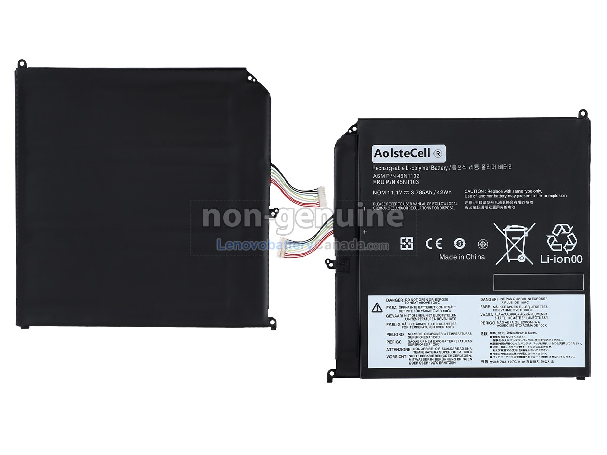 Replacement battery for Lenovo ThinkPad X1 HELIX