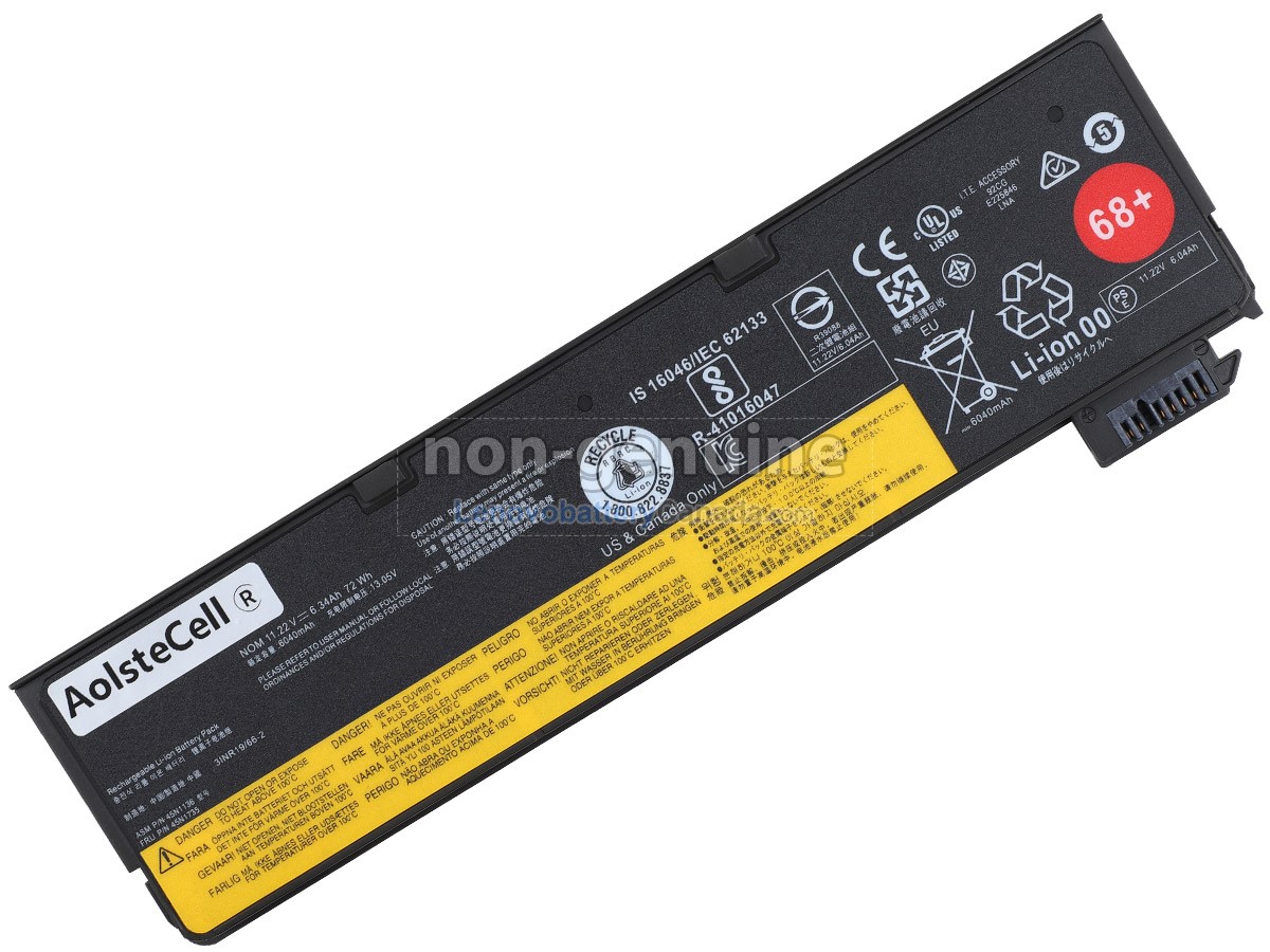 Replacement battery for Lenovo ThinkPad X240 20AM004RUS