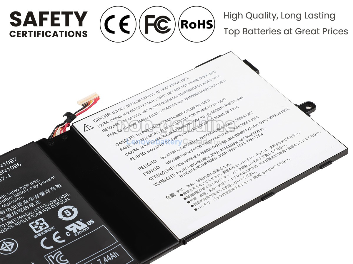 Replacement battery for Lenovo 45N1720
