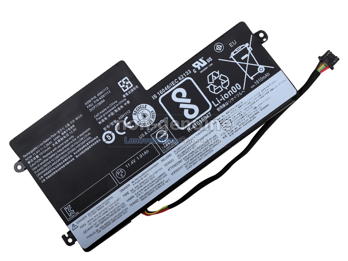 Replacement battery for Lenovo ThinkPad X250 20CM002XUS