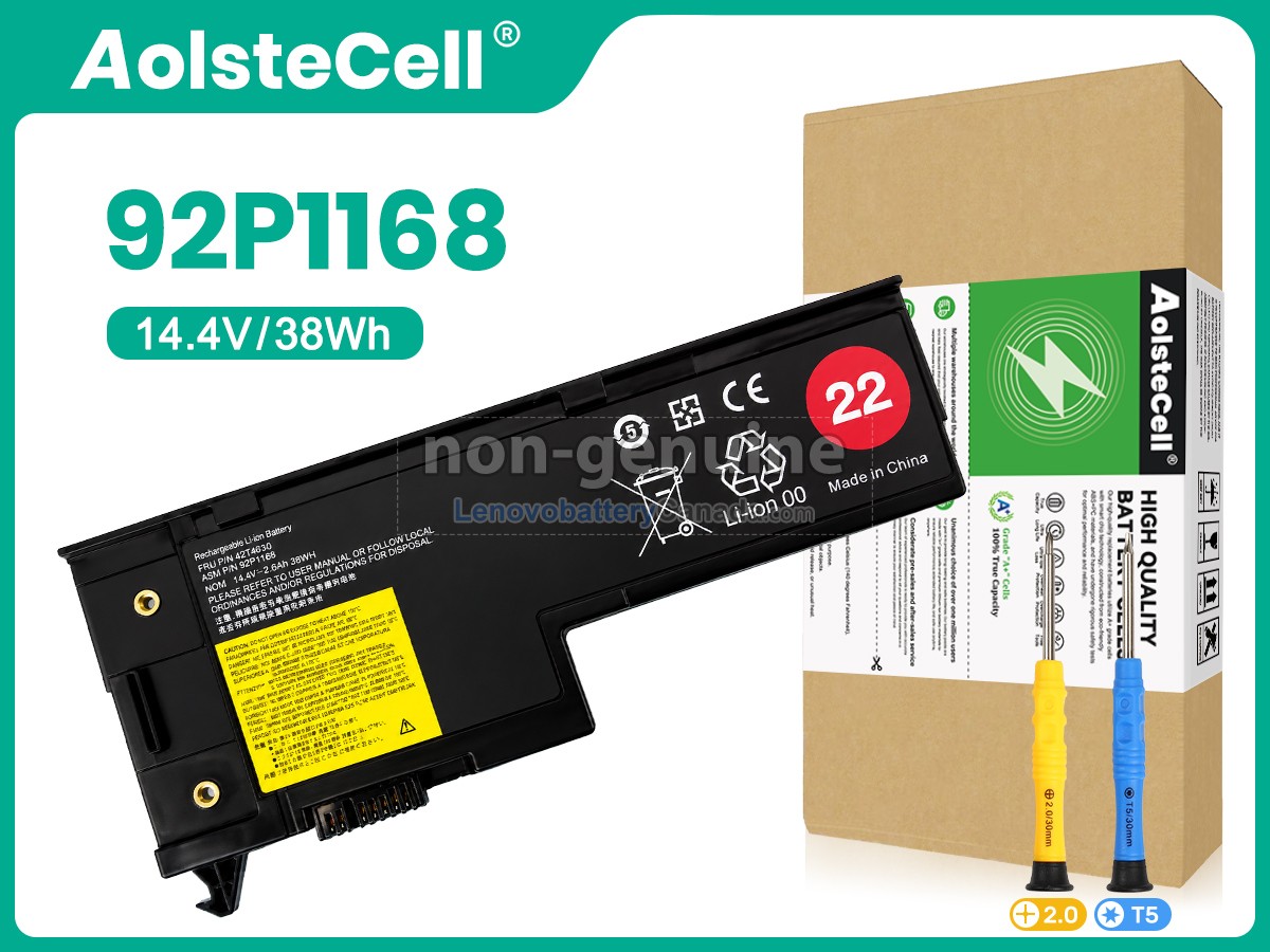 Replacement battery for Lenovo 42T4630