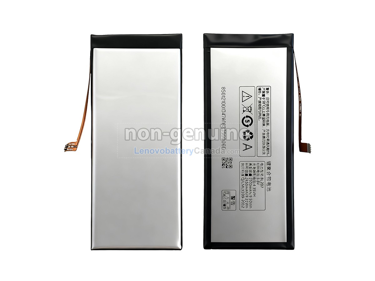 Replacement battery for Lenovo BL207