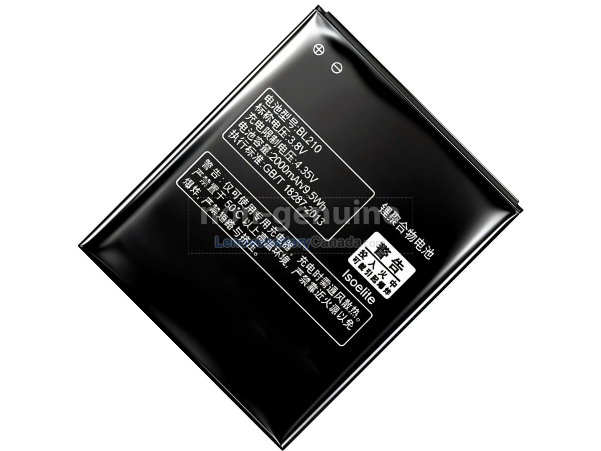 Replacement battery for Lenovo BL210