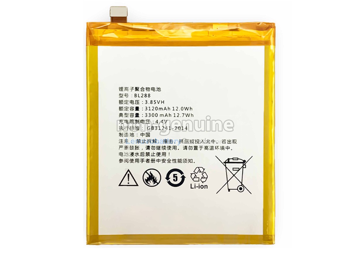 Replacement battery for Lenovo L78011