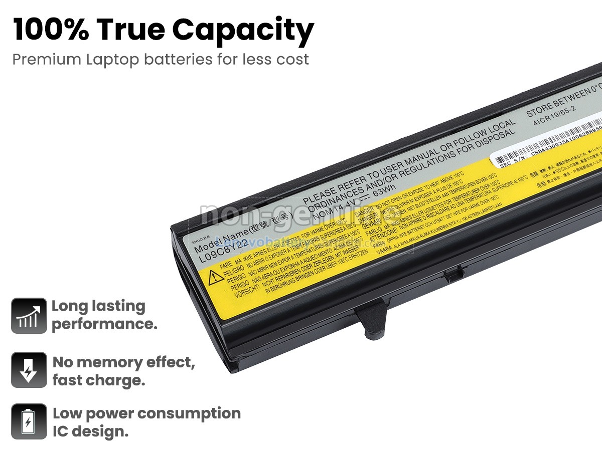 Replacement battery for Lenovo IdeaPad U460(0877-2CU)
