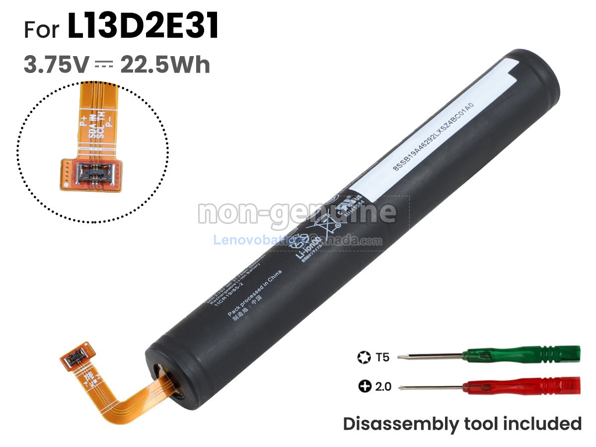 Replacement battery for Lenovo L13C2E31