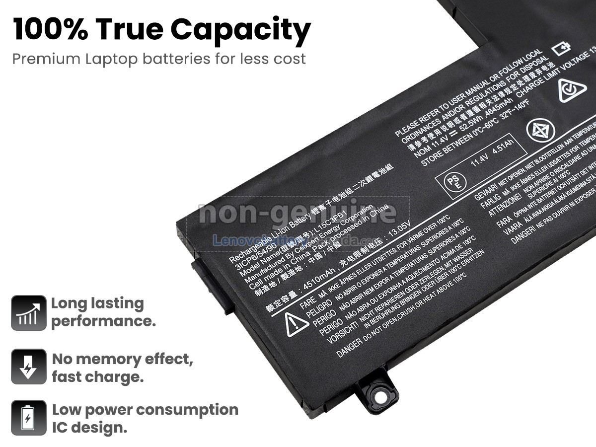 Replacement battery for Lenovo YOGA 520-14IKB(80X800REGE)