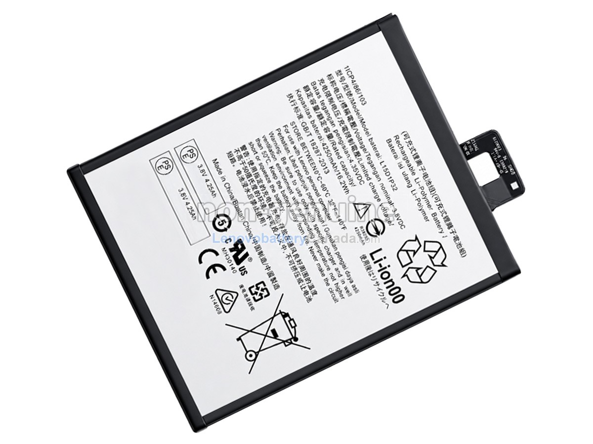 Replacement battery for Lenovo L15D1P32