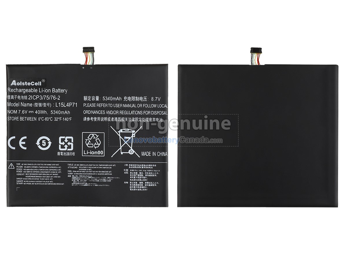 Replacement battery for Lenovo IdeaPad MIIX 700-12ISK-80QL002MGE