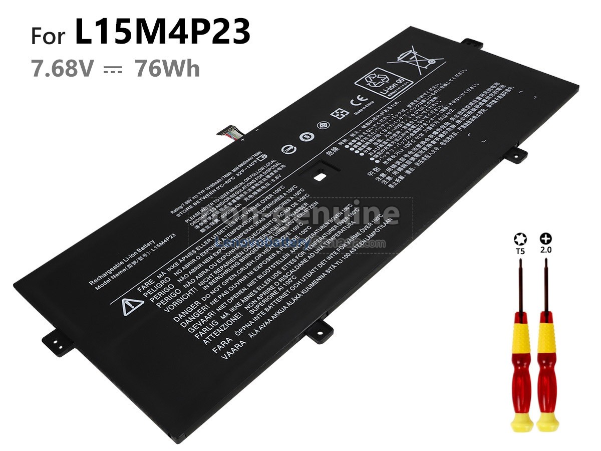 Replacement battery for Lenovo YOGA 910-13IKB-80VF00JJGE