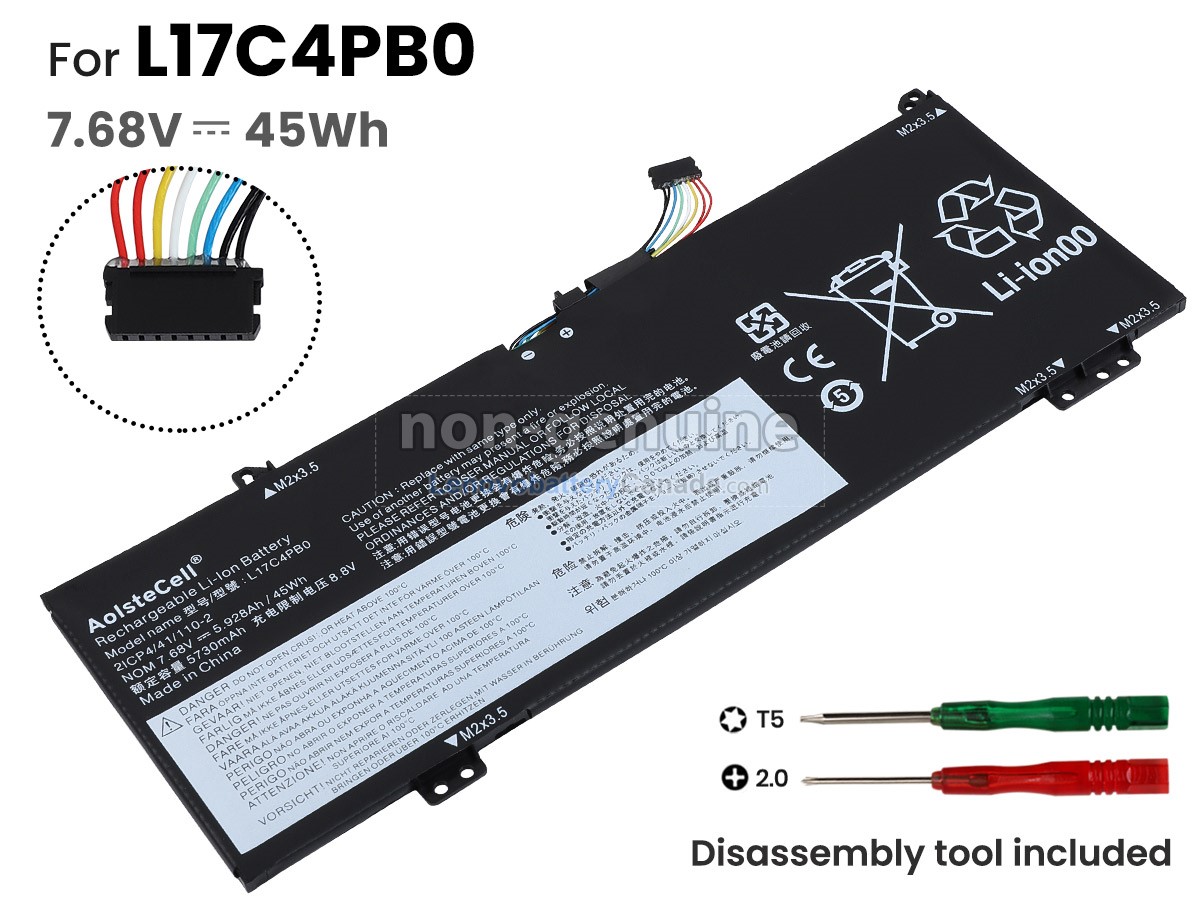 Replacement battery for Lenovo FLEX 6-14ARR-81HA