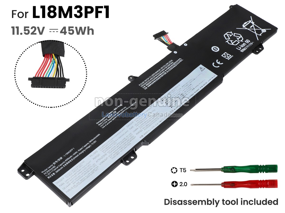 Replacement battery for Lenovo IdeaPad L340-15IRH