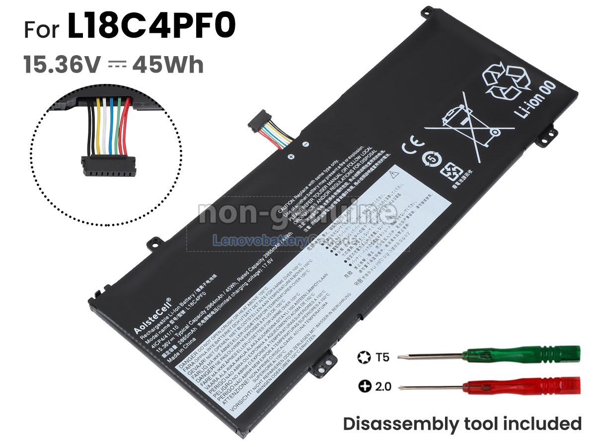 Replacement battery for Lenovo THINKBOOK 14S-IML