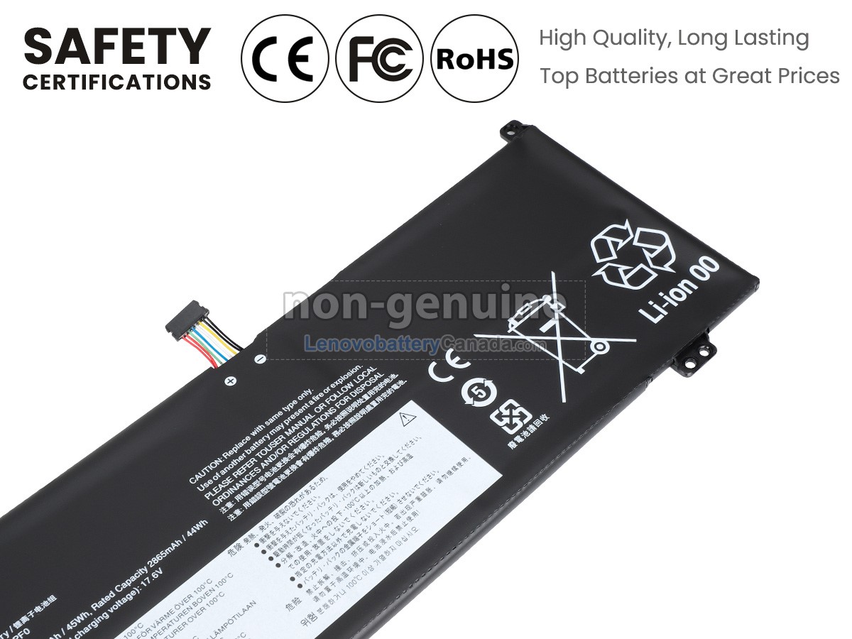 Replacement battery for Lenovo L18D4PF0