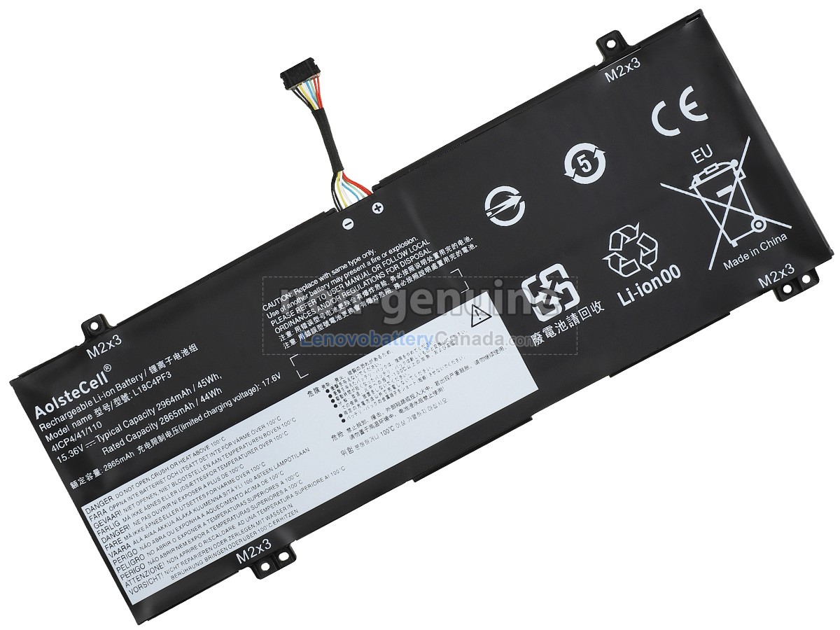 Replacement battery for Lenovo L18C4PF3