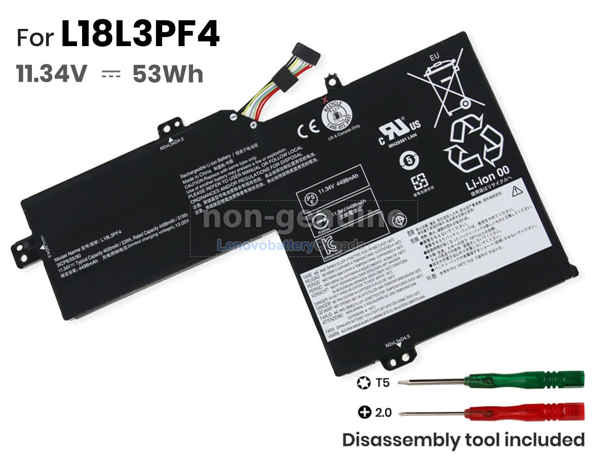 Replacement battery for Lenovo IdeaPad S540-15IWL