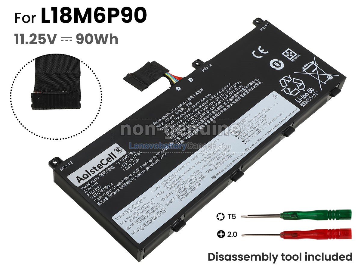 Replacement battery for Lenovo ThinkPad P53-20QN