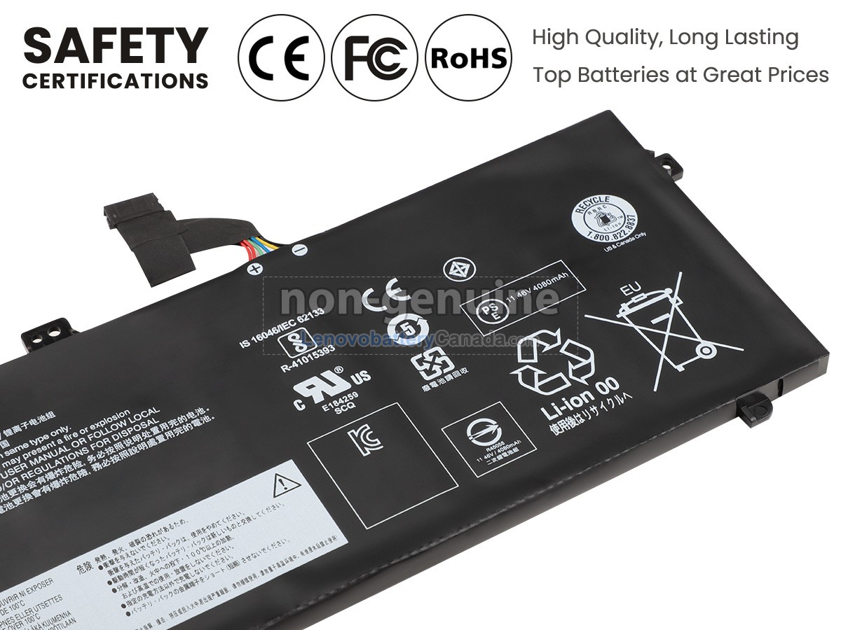 Replacement battery for Lenovo SB10K97656