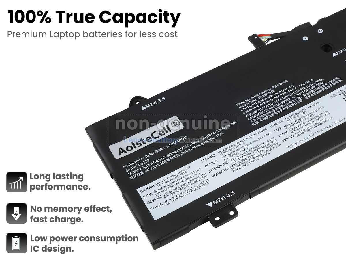 Replacement battery for Lenovo YOGA 7-15ITL5-82BJ