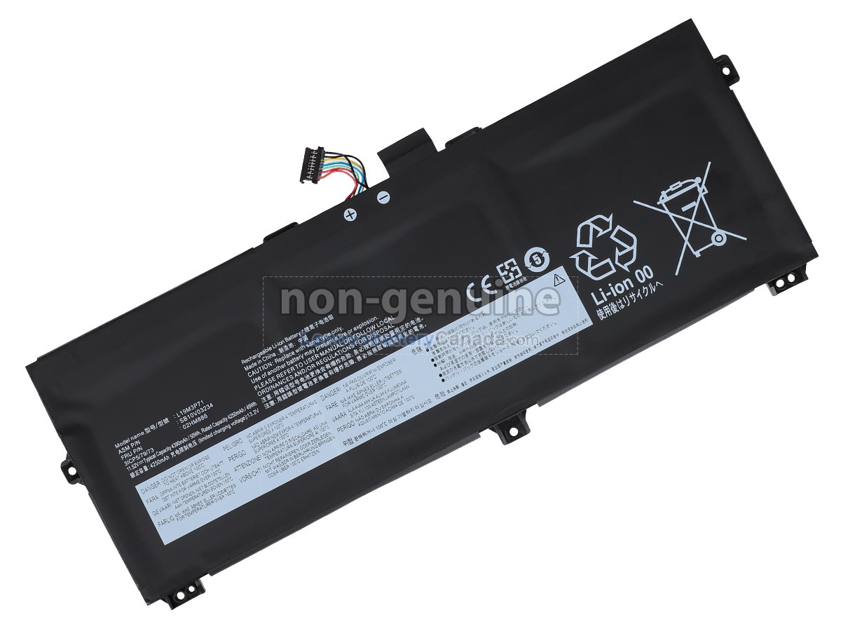 Replacement battery for Lenovo L19M3P71(3ICP5/79/73)