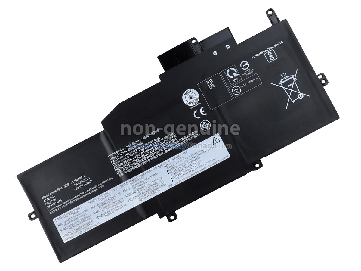 Replacement battery for Lenovo ThinkPad X1 NANO GEN 1-20UN