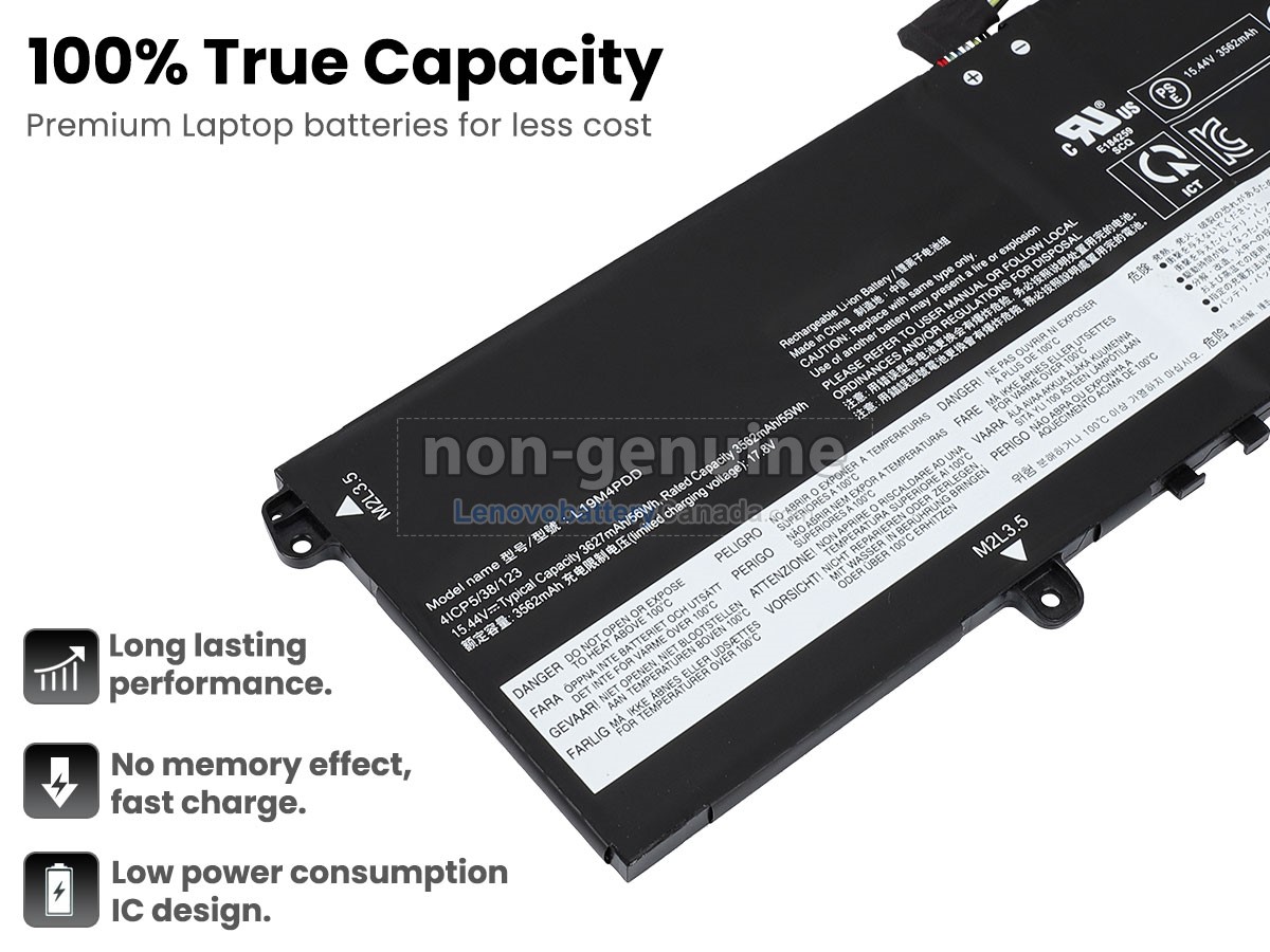 Replacement battery for Lenovo THINKBOOK 13S G2 ITL-20V9002HMB