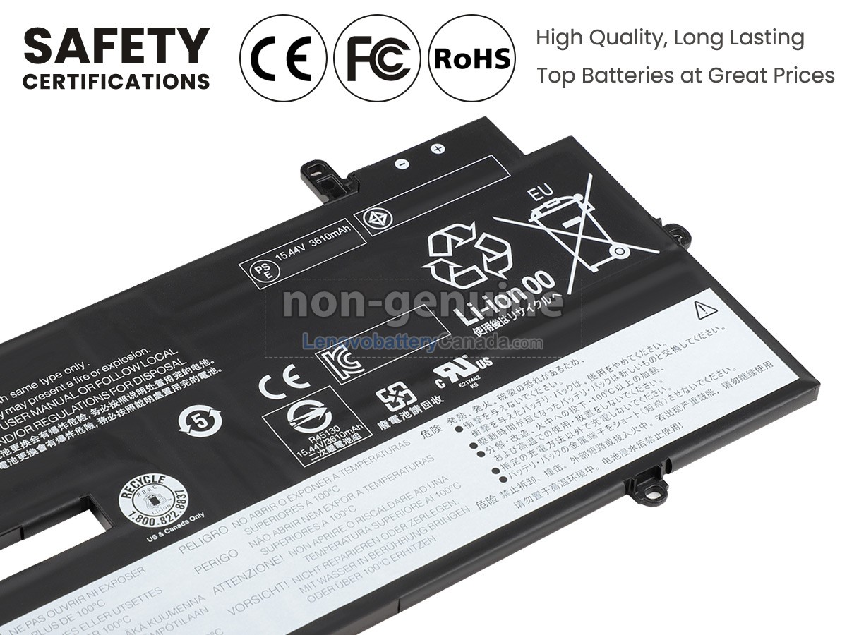 Replacement battery for Lenovo 20XW0055CK