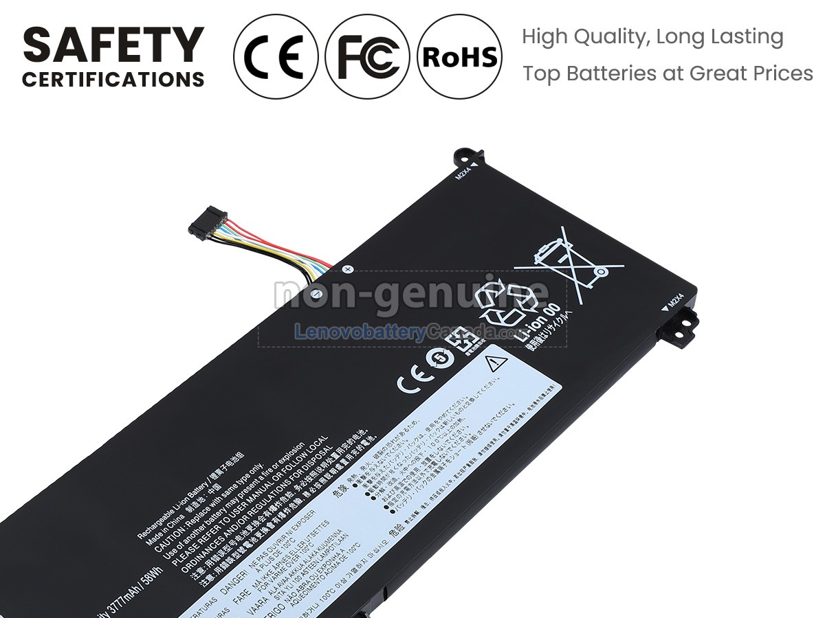 Replacement battery for Lenovo L20L4PDB