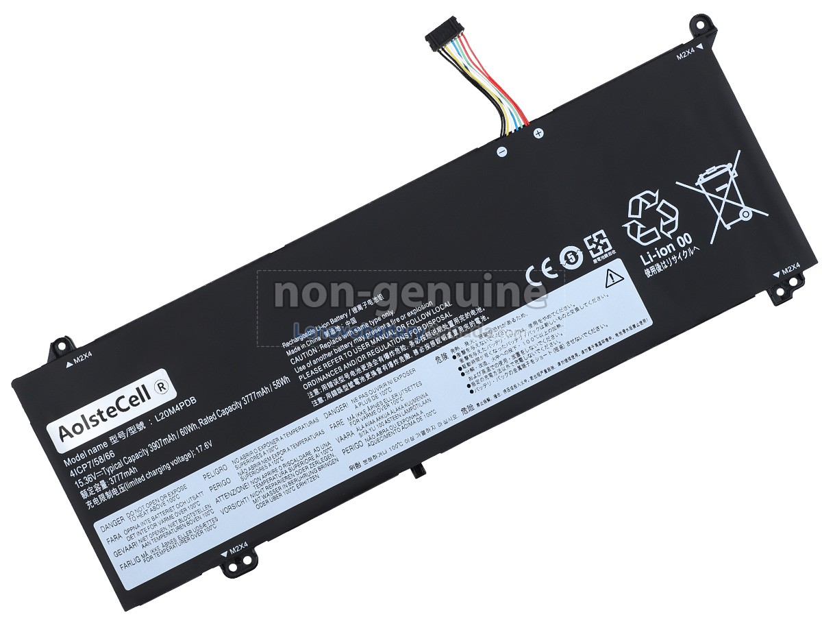 Replacement battery for Lenovo L20L4PDB