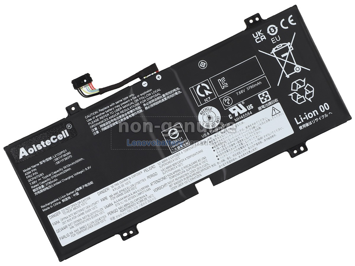 Replacement battery for Lenovo 10W-82ST000RAU