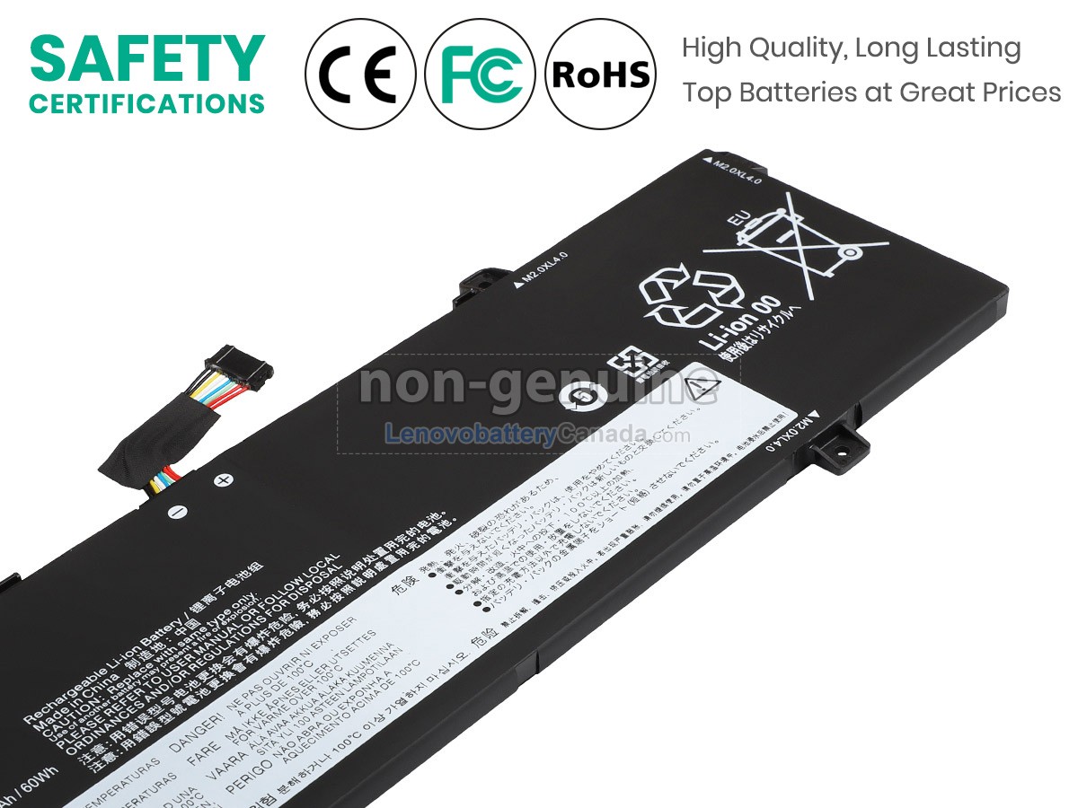 Replacement battery for Lenovo L21L4PD6(4ICP3/69/127)