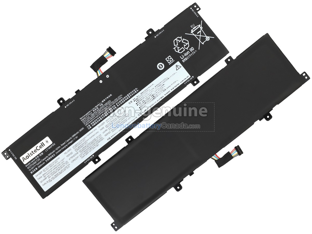 Replacement battery for Lenovo L21L4PD6(4ICP3/69/127)