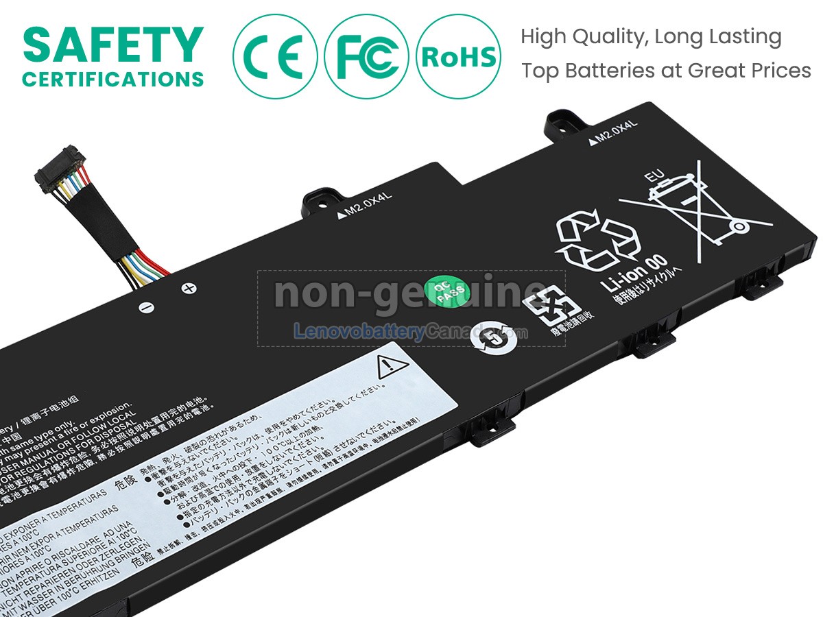 Replacement battery for Lenovo ThinkPad C14 GEN 1 Chromebook-21C90002FR