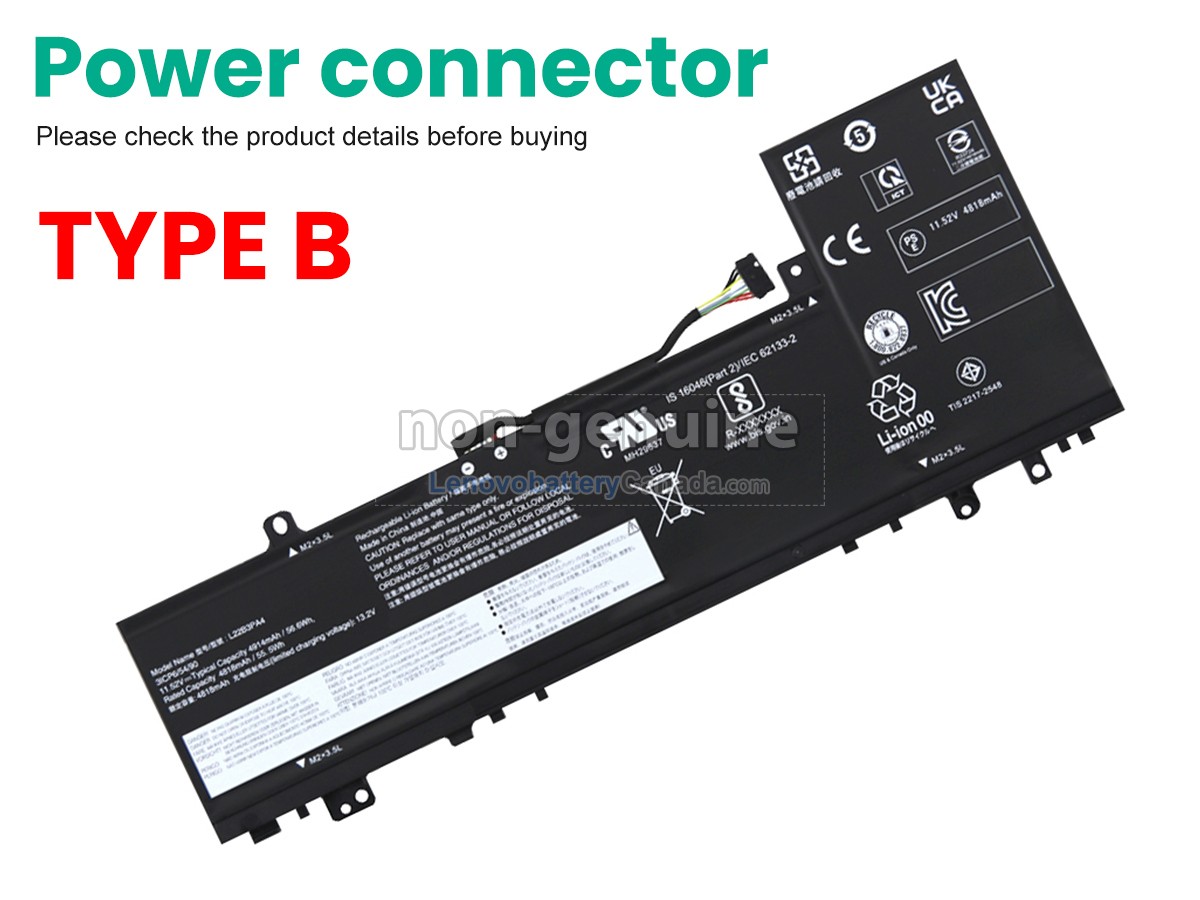Replacement battery for Lenovo IdeaPad SLIM 5 16ABR8-82XG0043AU