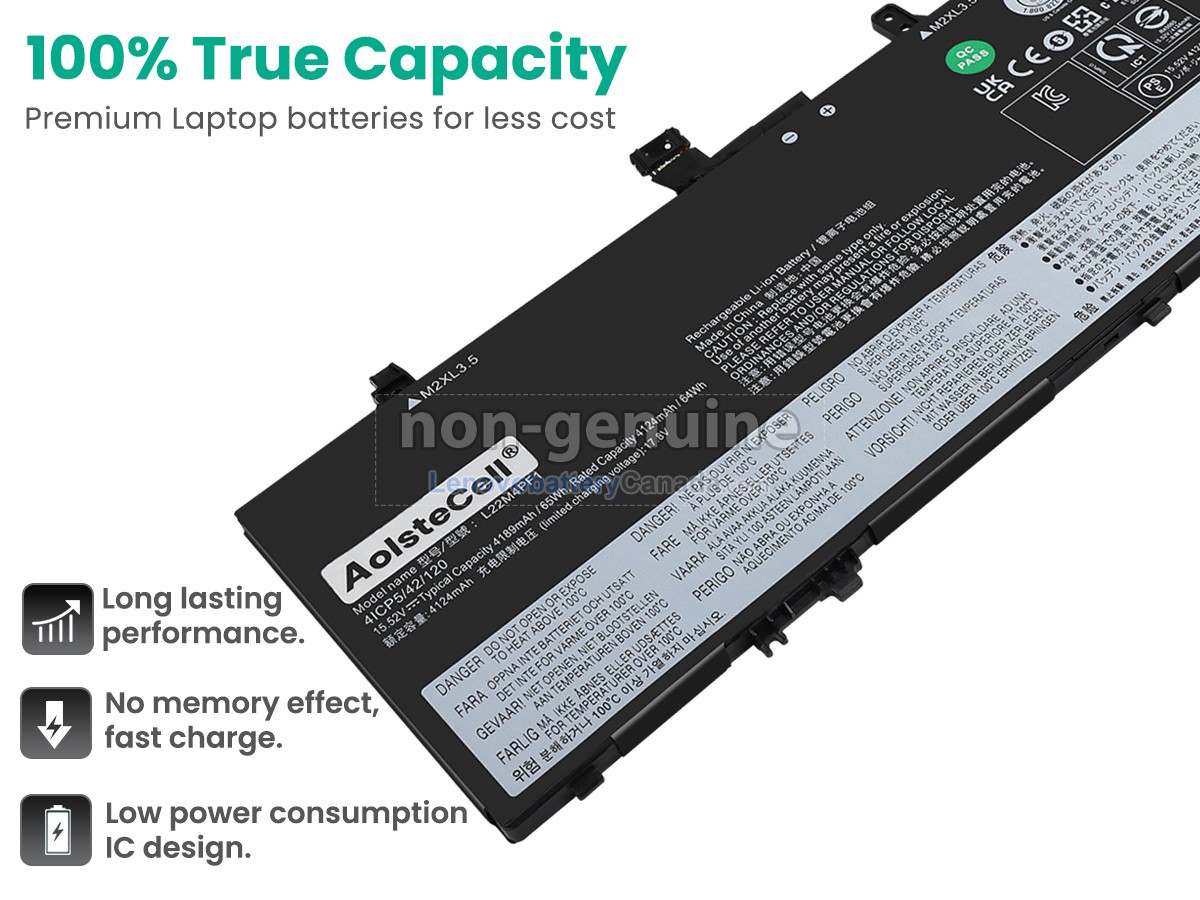 Replacement battery for Lenovo YOGA SLIM 6 14IRP8-82WV0032RK