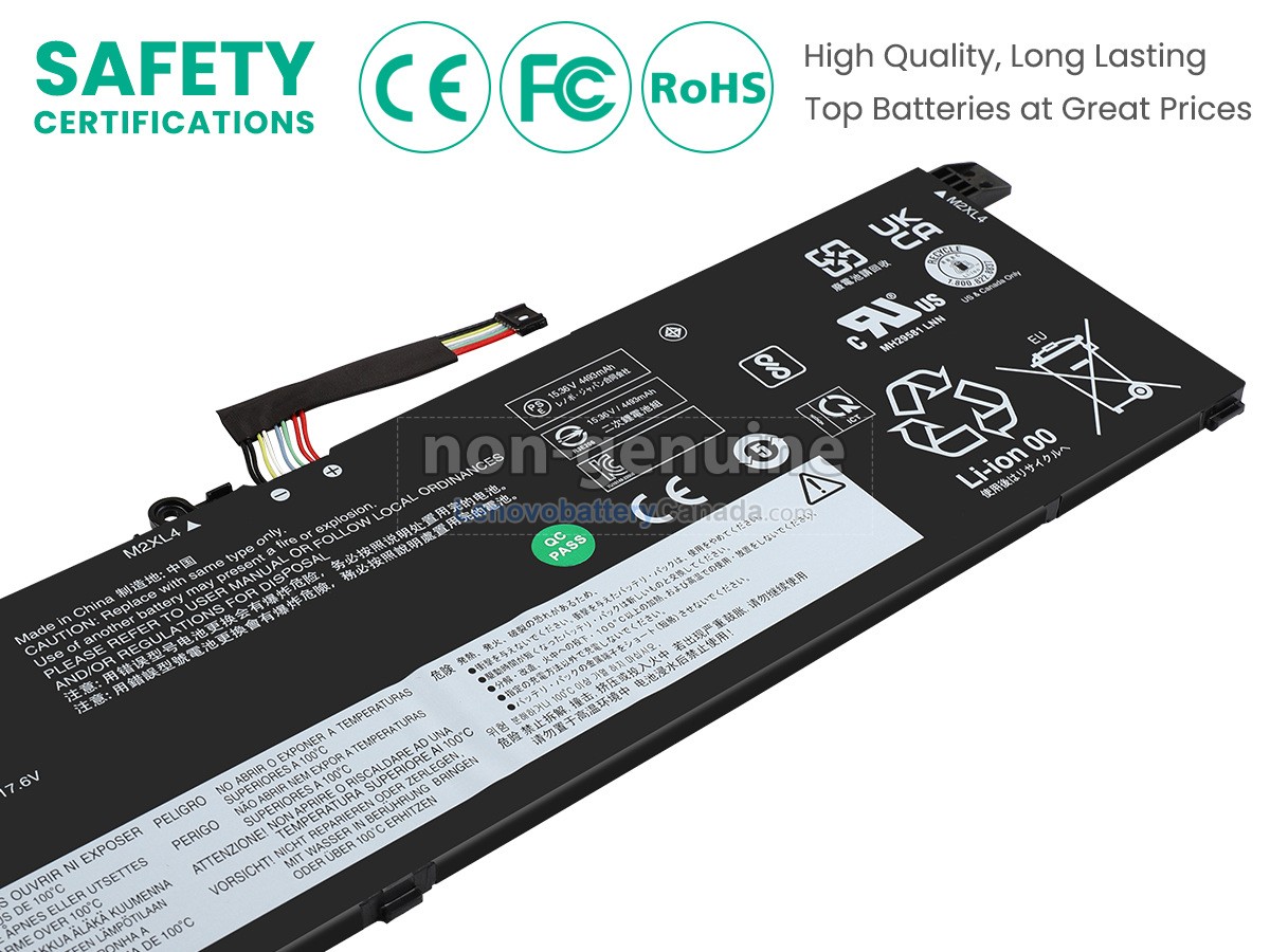 Replacement battery for Lenovo L22M4PG3