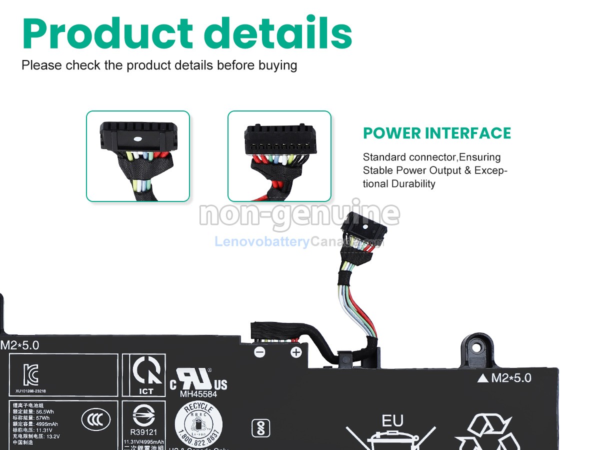 Replacement battery for Lenovo ThinkPad E14 GEN 6-21M3001NIX