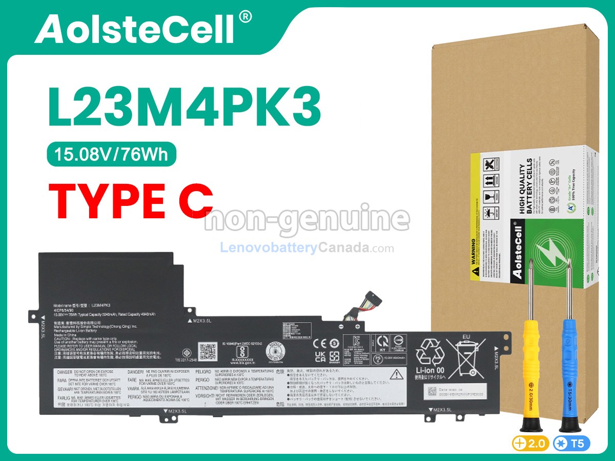Replacement battery for Lenovo IdeaPad SLIM 5 16IMH9-83DC002BAX
