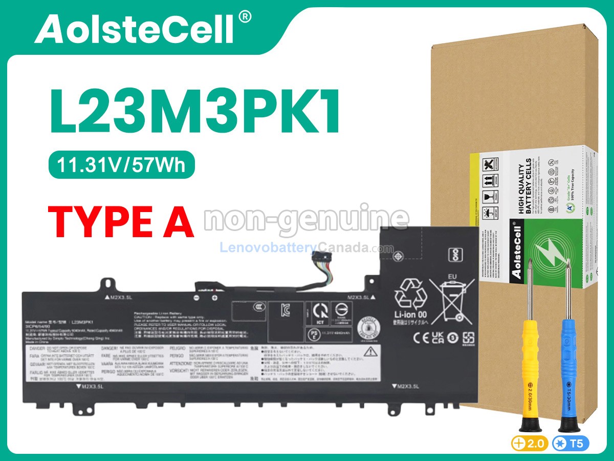 Replacement battery for Lenovo ThinkPad L14 GEN 5-21L2S83D00