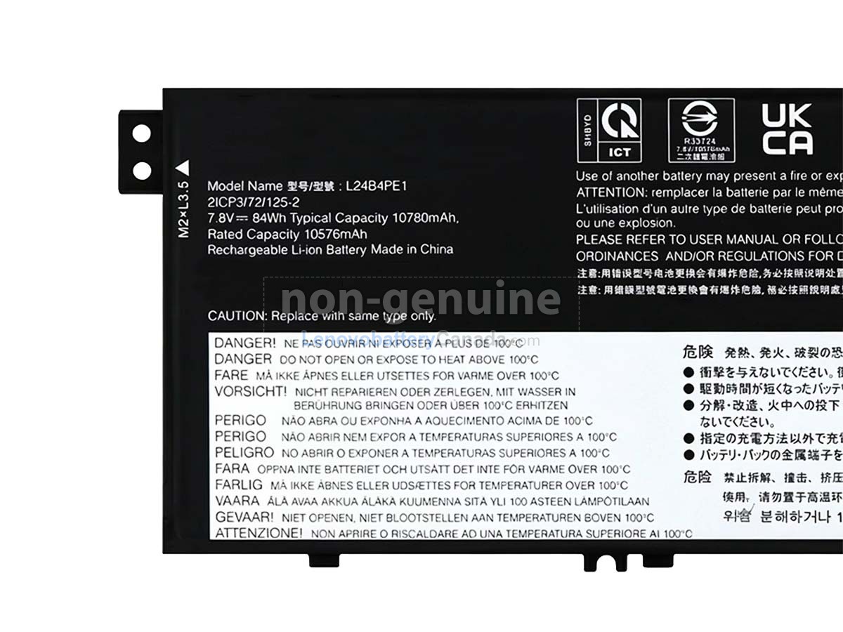Replacement battery for Lenovo THINKBOOK 16 G7 QOY-21NH