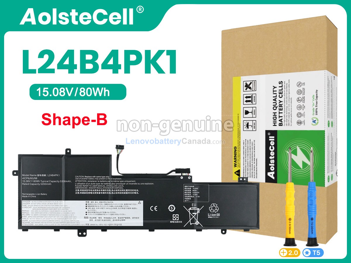 Replacement battery for Lenovo IdeaPad SLIM 5 16IRH10-83HS005SNT