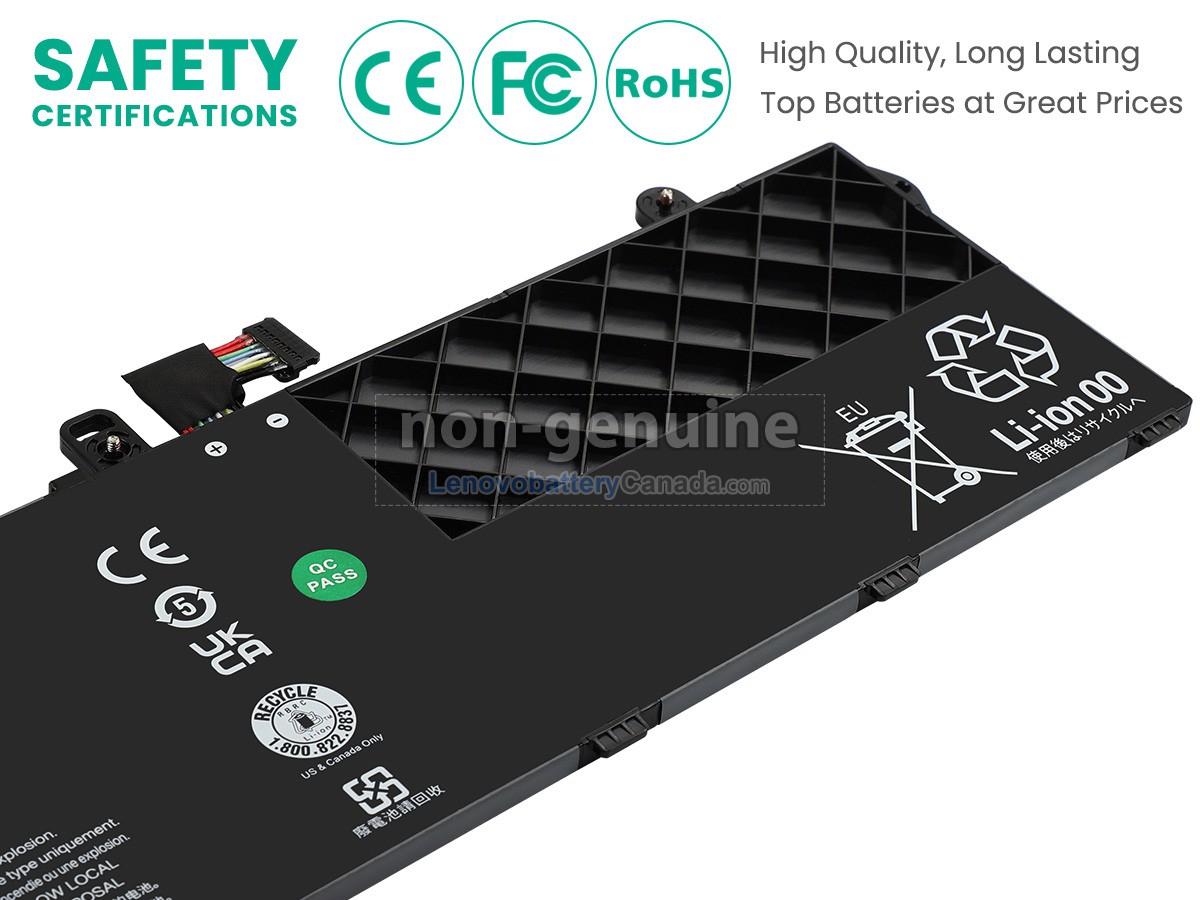 Replacement battery for Lenovo 5B11M90131