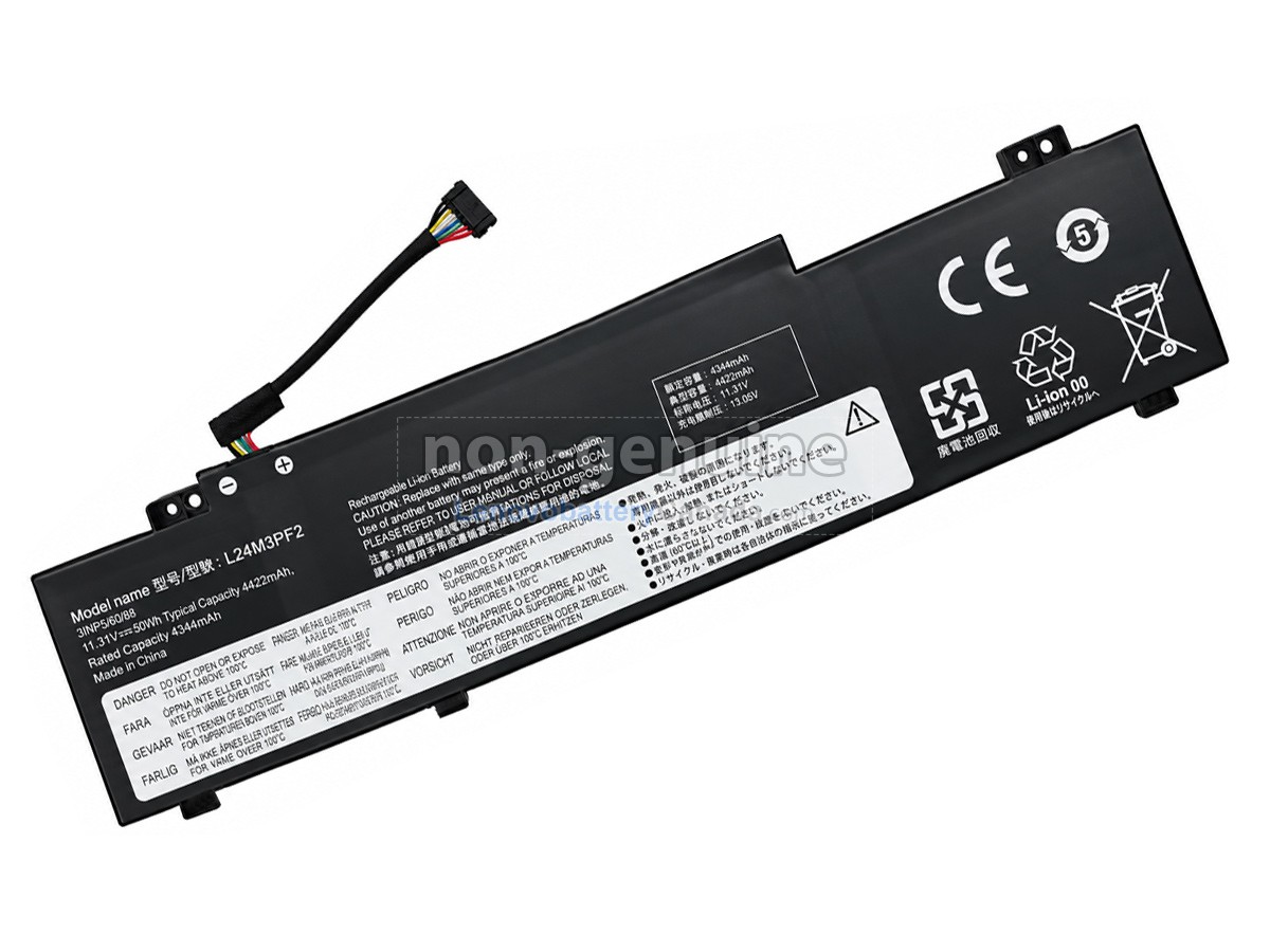 Replacement battery for Lenovo L24M3PF2
