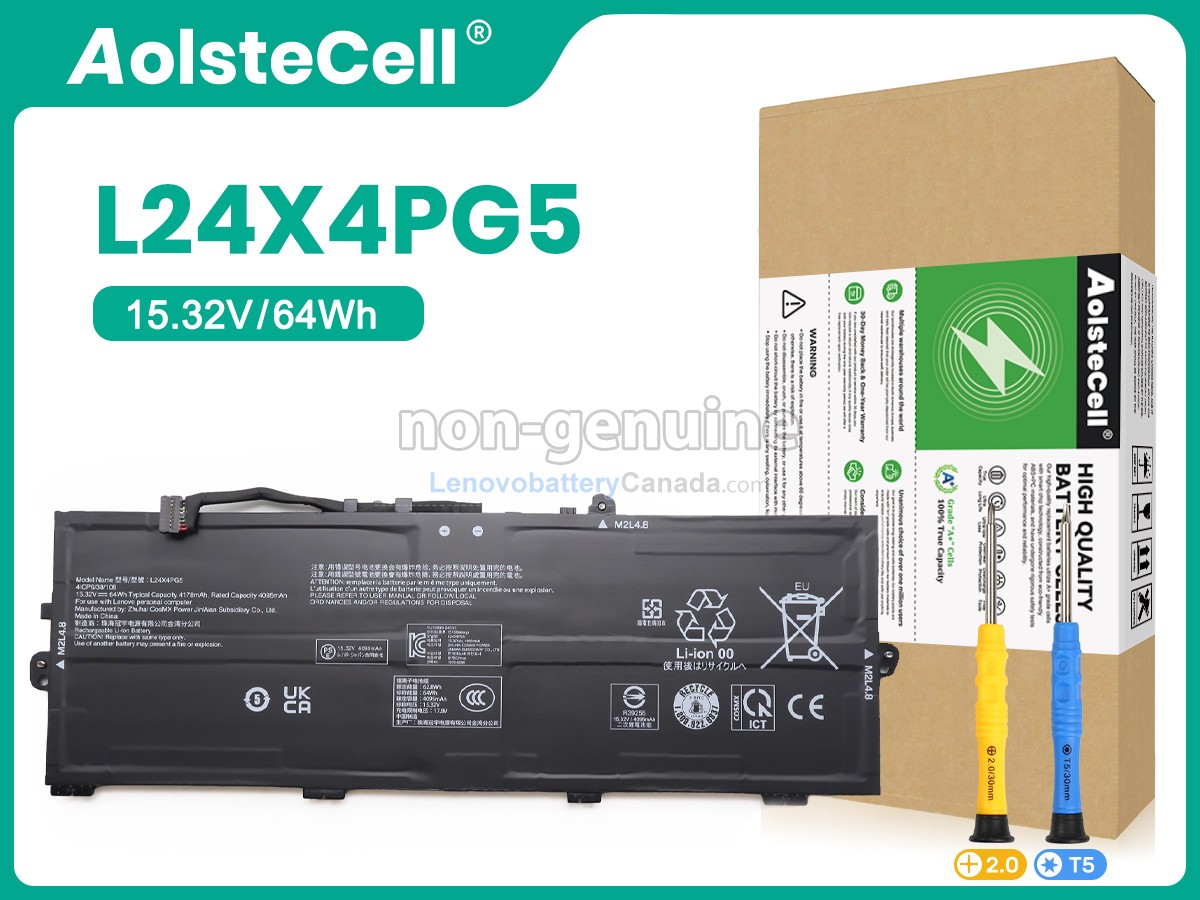 Replacement battery for Lenovo 5B11Q73065